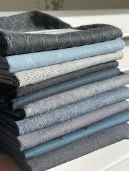 Fabrics textile: Blue Business Fat Quarter Bundle - Mixed Designers