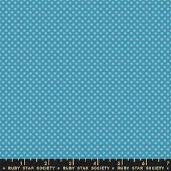 Meadow Star Puff Vintage Blue Fat Quarter - Alexia Abegg for Ruby Star Society