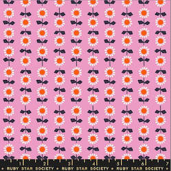 Meadow Star Bloom Dark Peony Fat Quarter - Alexia Abegg for Ruby Star Society