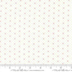 Fabrics textile: Eyelet Ivory/Holly - Fig Tree & Co for Moda