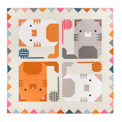 Kitten Around Quilt Pattern - Pen and Paper Patterns