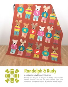 Randolph and Rudy Fabric Kit Large Quilt 64" x 73" - Elizabeth Hartman