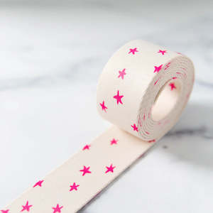 Starry Webbing 1 1/2”Natural in Pink - Alexia Abegg