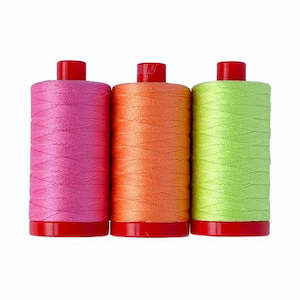 Aurifil Boxed Set Neon 12wt - Tula Pink Thread