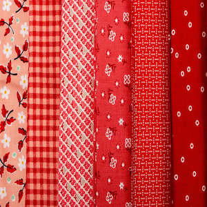 Fabrics textile: Bee Bundle Limited Edition Tearose & Coral - Lori Holt for Riley Blake Designs