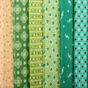 Fabrics textile: Bee Bundle Limited Edition Green - Lori Holt for Riley Blake Designs