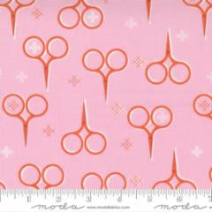 Make Time Scissors Iris Fat Quarter - Aneela Hoey for Moda