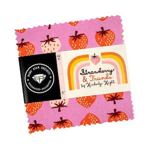 Strawberry and Friends Charm Pack Squares - Kimberly Kight for RSS