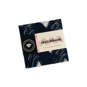 Fabrics textile: Sketchbook Charm Pack Squares - Alexia Abegg for RSS