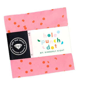 Hole Punch Dots 5” Charm Square Pack -  Kimberly Kight for RSS