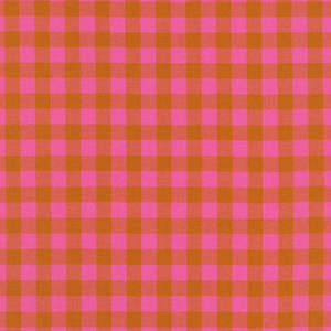 Dragonfruit Gingham Kitchen Window Woven - Elizabeth Hartman for Robert Kaufman Fabrics