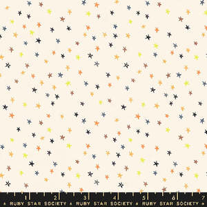 Fabrics textile: Starry Mini Halloween Rainbow Fat Quarter - Ruby Star Society Collaboration