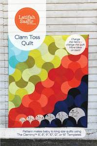 Fabrics textile: Clam Toss Quilt Pattern - Latifah Saafir Studios