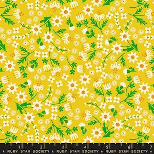 Fabrics textile: Inflorescence Golden Hour - Ruby Star Society Collaboration