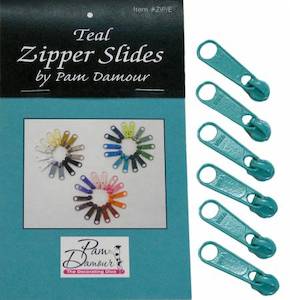 Zipper Pull Teal #4.5 - Decorating Diva Pam Damour