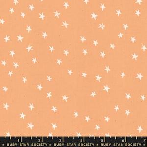 Fabrics textile: Starry Warm Peach - Alexia Abegg for Ruby Star Society