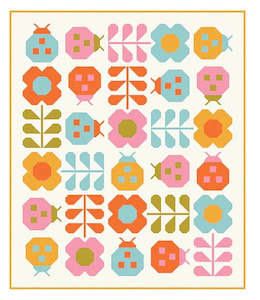 Fabrics textile: Hello Spring Mock Up #1 Quilt Kit (Option A) - Pen and Paper Patterns