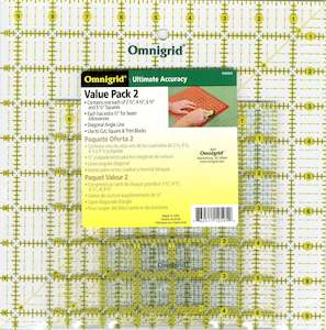 Fabrics textile: Square Ruler Value Pack 2 ( 4 rulers) - Omnigrid