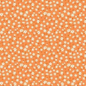 Orange Star Flower (FQ) - Judie Rothermel  Aunt Grace Garden Variety Marcus Fabrics