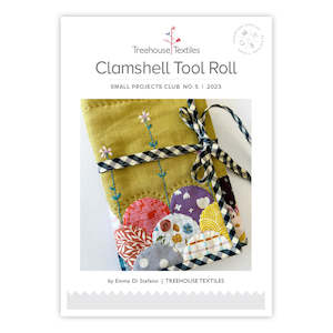 Clamshell Tool Roll Pattern - Emma Di Stefano Treehouse Textiles