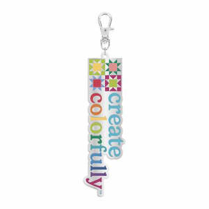 Create Colorfully Zipper Pull - Riley Blake Zipper Pull