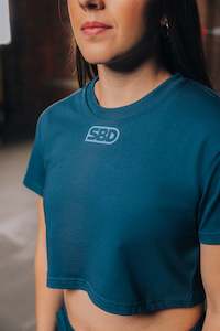 Reflect SBD Crop Top Teal