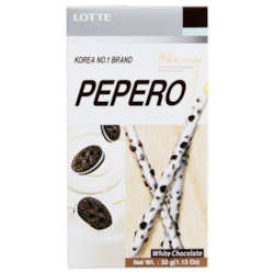 Treat Boxes: White Cookie Pepero Treat Box