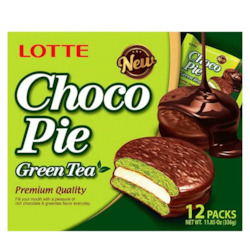 Lotte Green Tea Choco Pie Treat Box