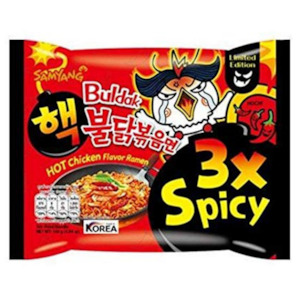 Samyang: Samyang Extreme 3x Spicy Buldak Hot Chicken Ramen Box