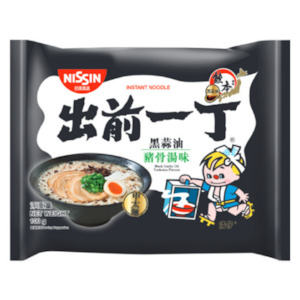 Nissin: Nissin Black Garlic Oil Tonkotsu Ramen