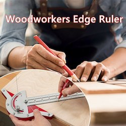 Internet only: Woodworkers Angle Rule Efficient Protractor Angle Woodworking Ruler Angle Measure Stainless Steel Carpentry Tools