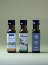 Vegetable oil, meal or cake: Allpress Olive Groves - 100ml 3pack