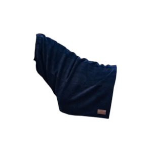 Heavy Fleece Horse Scarf - Navy