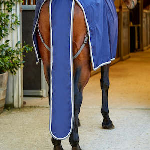 Show Sheet Tail Bag - Navy/Grey/White