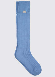 Rider: Alpaca Wool Socks - Sky