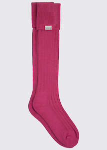 Alpaca Wool Socks - Pink