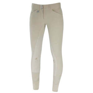 Clothing: Grand Prix Women's Suede Full Seat Breeches - Cream