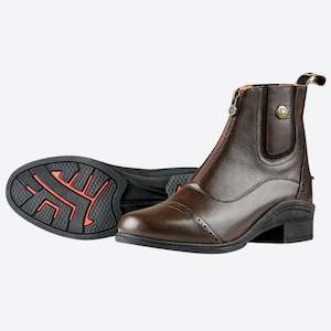 Footwear: Rapture Zip Children's Jodhpur Boots - Brown