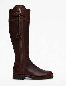 Long Tassel Boot Generous Fit - Conker