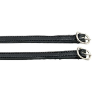 Stitched Leather Spur Straps