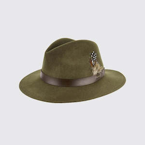 Gallagher Felt Hat - Olive