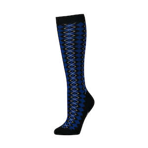 Single Pack Adults Socks - True Navy Argyle