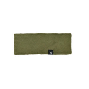 Fleece Lined Ponytail Headband - Olive Night