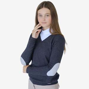 Clementine Cashmere Pullover - Charcoal