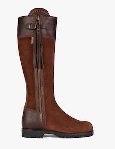 Footwear Casual: Inclement Long Tassel Boot - Chestnut