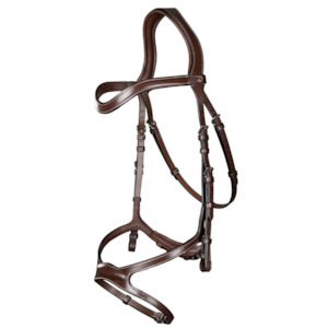 Bridles: US Jumping X-Fit Bridle - Brown