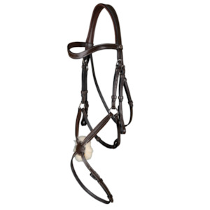 Bridles: Working Fig 8 Noseband Bridle - Brown