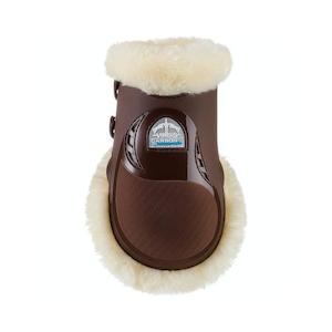 Leg Protection: STS Carbon Gel Vento Fetlock Boots - Brown