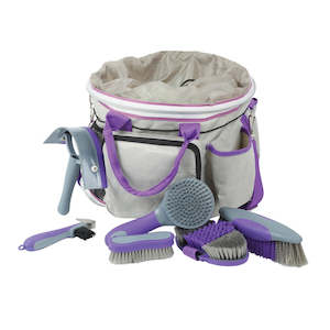 Brushes: Deluxe Grooming Kit 6 piece - Grey/Purple