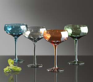 Homewares: VERITY COUPE GLASSES